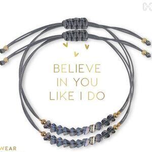 Wear + Share Faith Bracelets Navy Blue